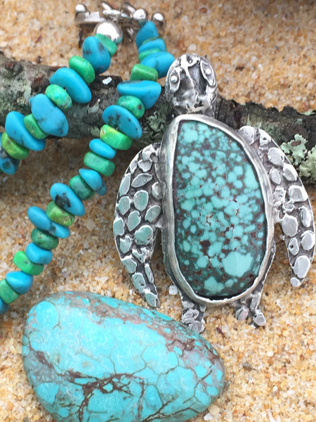 What do you get when you mix tears of joy with rain and mother earth? Turquoise.