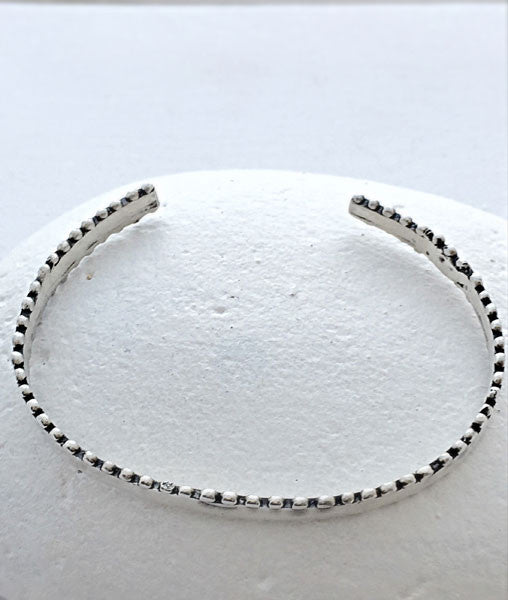 Silver Ribbon Bracelet